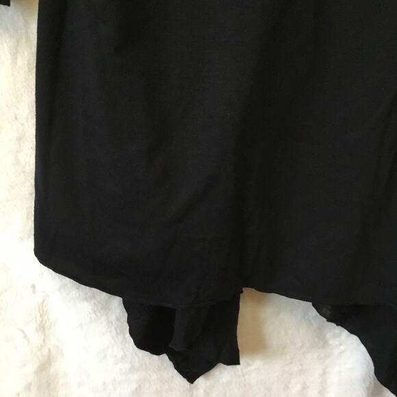 Max Studio Black Open-Front Cardigan - Picture 10 of 13